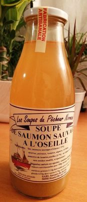 Soupe de saumon sauvage à l'oseille