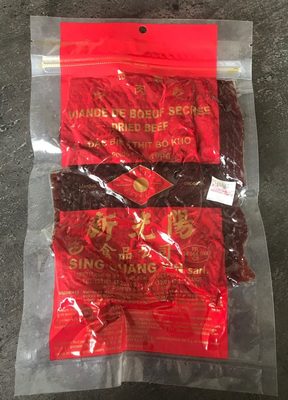 Viande de boeuf sechee