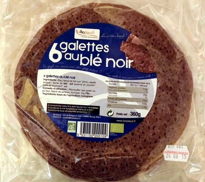 6 Petites Galettes au Blé noir Bio