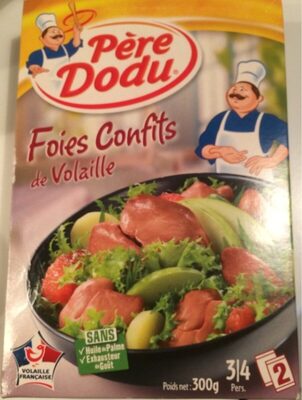 Foies de poulet confits