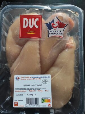 Filet de poulet jaune