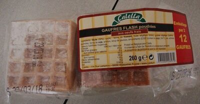 Gaufres flash poudrées