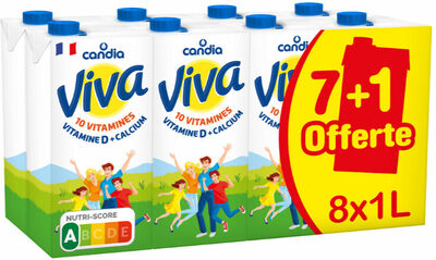 Pack lait Viva 7L (+1L offert)