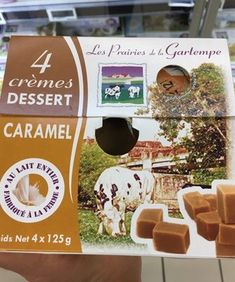Creme dessert front packaging