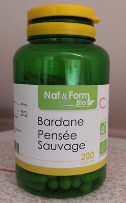 Bardane / Pensee Sauvage Bio 200 Gelules front packaging