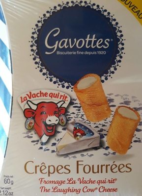 Crêpes fourrées fromage La Vache qui rit
