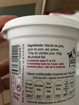 Rillettes de la Sarthe