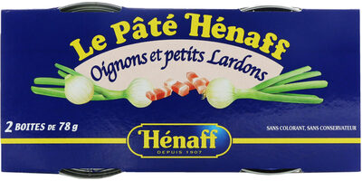 Le Pâté Hénaff Oignons et Petits Lardons