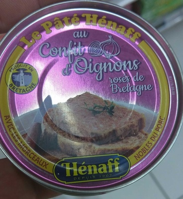 Le Pâté Hénaff au confit d'oignons rosés de Bretagne
