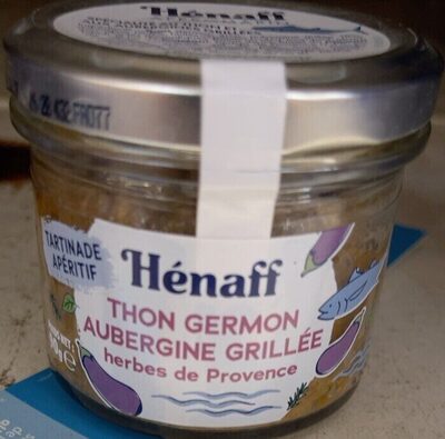 Thon germon aubergine grillée