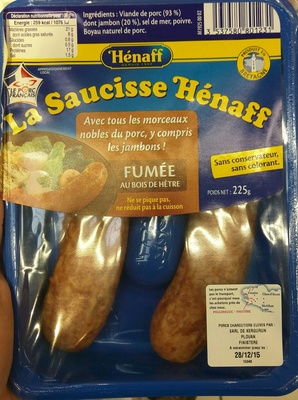 La Saucisse Fumée au bois de hêtre