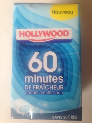 60 min de fraîcheur parfum menthe forte
