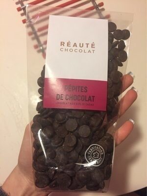 Pepites de chocolat front packaging