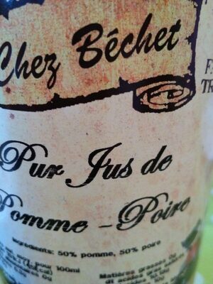 Jus de pomme - poire