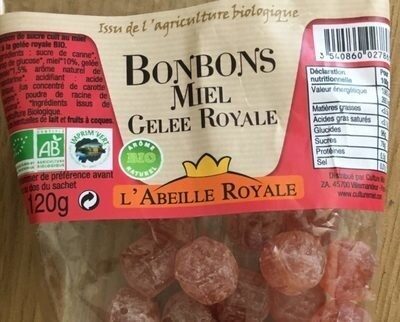 Bonbons miel gelée royale