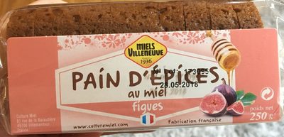 Pain d'épices au miel, figues