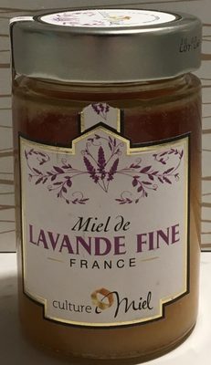 Miel de lavande fine France front packaging