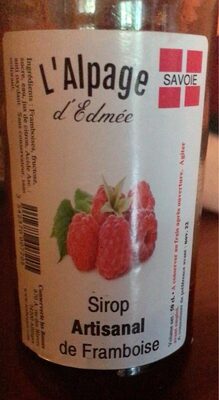 Sirop Artisanal de framboise