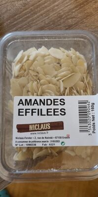 Amandes effilees front packaging