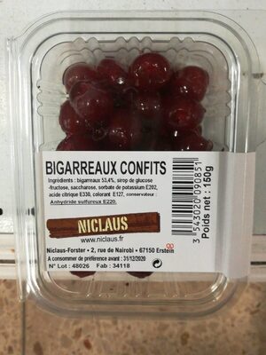 Bigarreaux confits NICLAUS