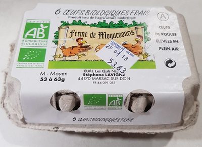 Six Oeufs Bio