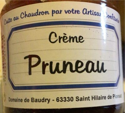 Crème  pruneau