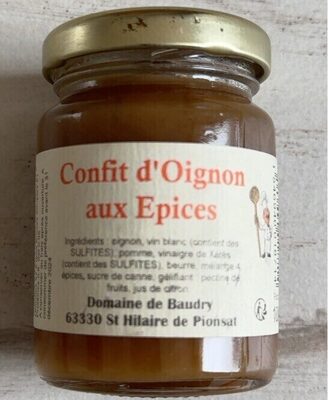 Confit D’Oignon aux Epices