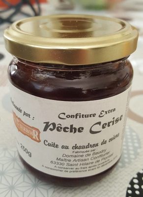 Confiture extra Pêche Cerise