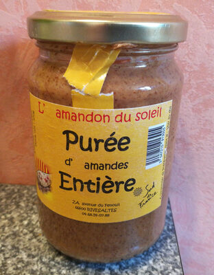 Purée d’amandes entière