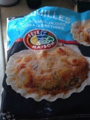 Coquilles noix de sain jacques front packaging