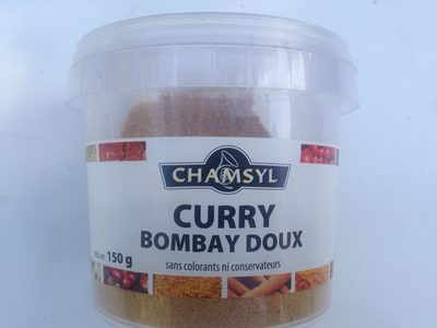 CURRY BOMBAY DOUX front packaging
