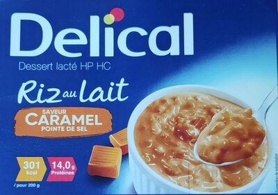 Delical Riz Au Lait Nutriment Caramel Pointe De Sel 4pots / 200G