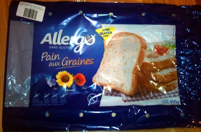 Pain aux graines Allergo sans gluten