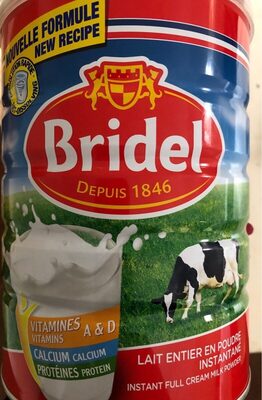 Lait entier en poudre front packaging