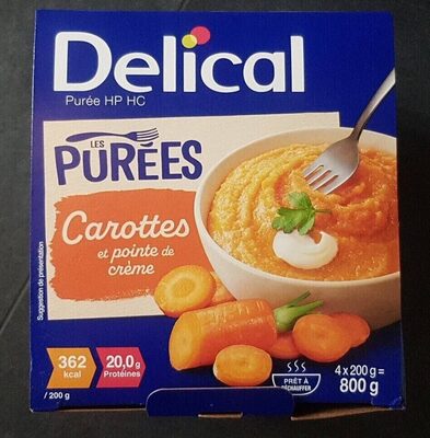 Les Purées -  Carottes et pointe de crème