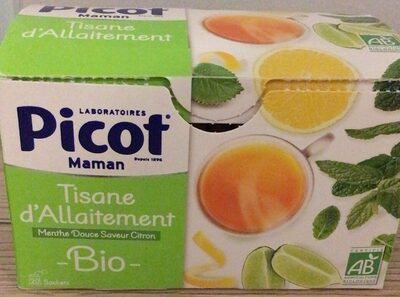 Tisane allaitement bio menthe douce saveur citron