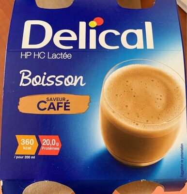 Délical HP HC Lactée Café front packaging