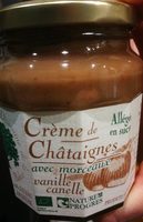 Crème de châtaignes vanille canelle