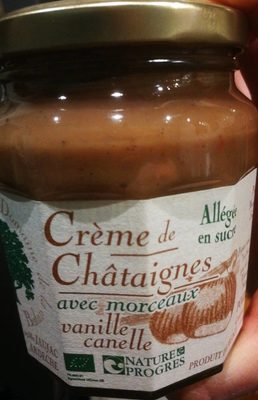 Crème de châtaignes vanille canelle