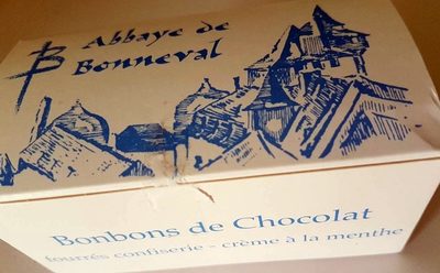 Bonbons de Chocolat Fourrés Confiserie, Crème à la Menthe