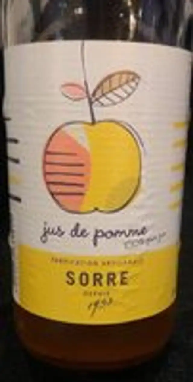 Jus de pomme sorre