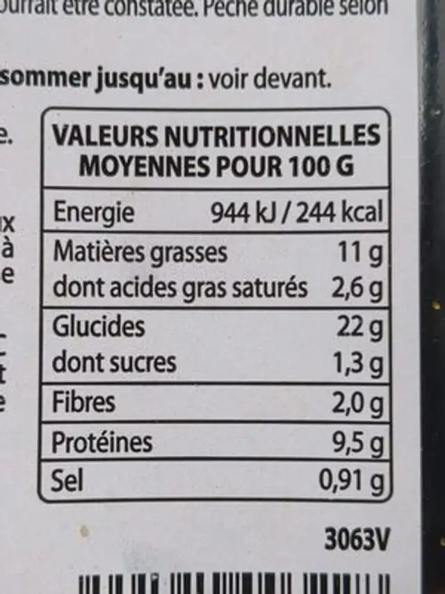 Croq Poisson From.X2 A.bl, nutrition facts table