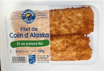 Filets de Colin panure bio front packaging