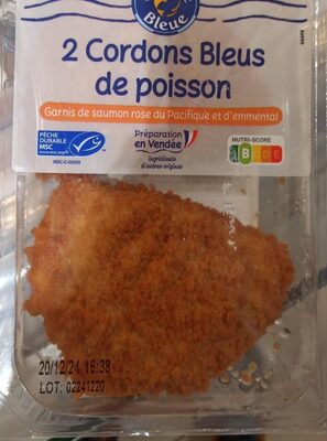 2 Cordons bleus de poisson front packaging