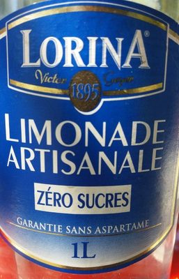Limonade artinsanale zéro sucres