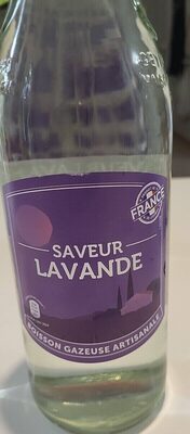 Limonade saveur lavande front packaging