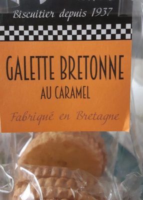 Galette bretonne caramel front packaging