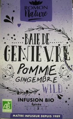 Baie de genièvre, pomme, gingembre