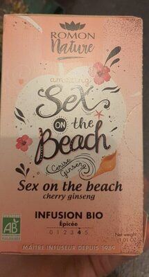 Sex on the beach front packaging
