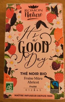 Thé Noir Bio Fraise Mûre Abricot